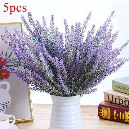 Artificial Lavender Fake Flower Wedding Romantic Provence Decor Nordic Style Vase Storage Home Decor