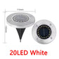 Solar Lights Outdoor 8/20LEDs Disk Underground Lamp Spotlight Buried Solar Light for Home Garden Lawn Yard Decoration