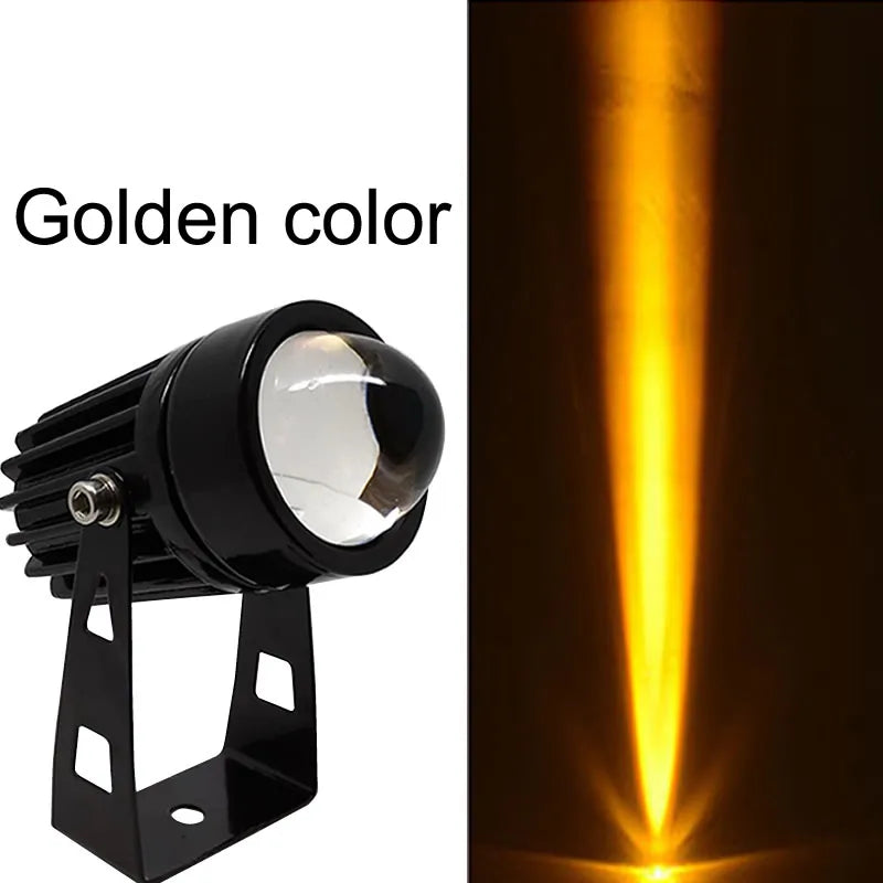 Outdoor LED Wall Spotlight 5W 9W 12W Home Landscape Lighting 110V 220V Red Green Blue RGB Remote Lights Waterproof One Beam