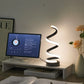 Simple Spiral External Emitting Bright Desktop Desk Lamp, USB - Three-color Lighting, Suitable for Living Room and Bedroom