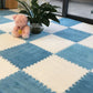 Soft Plush Children Kids Rug Play Mat Puzzle Carpet Warm Playmat Interlocking Exercise Tiles Floor Carpet Decoration Mat