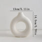 Nordic White Flower Vase Designed Plastic Pot Room Decor Flower