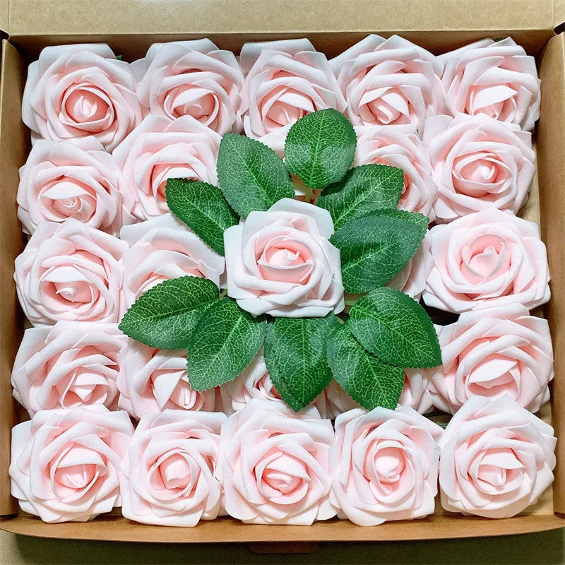 Rose Artificial Flowers Foam Fake Roses Wedding Bouquets Centerpieces Mothers Day Valentines Gifts Party Decoration