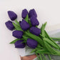 Tulips Artificial Flowers Real Touch Flowers Tulip Bouquet Decor Fake Tulips Flower for Home Wedding Decorations
