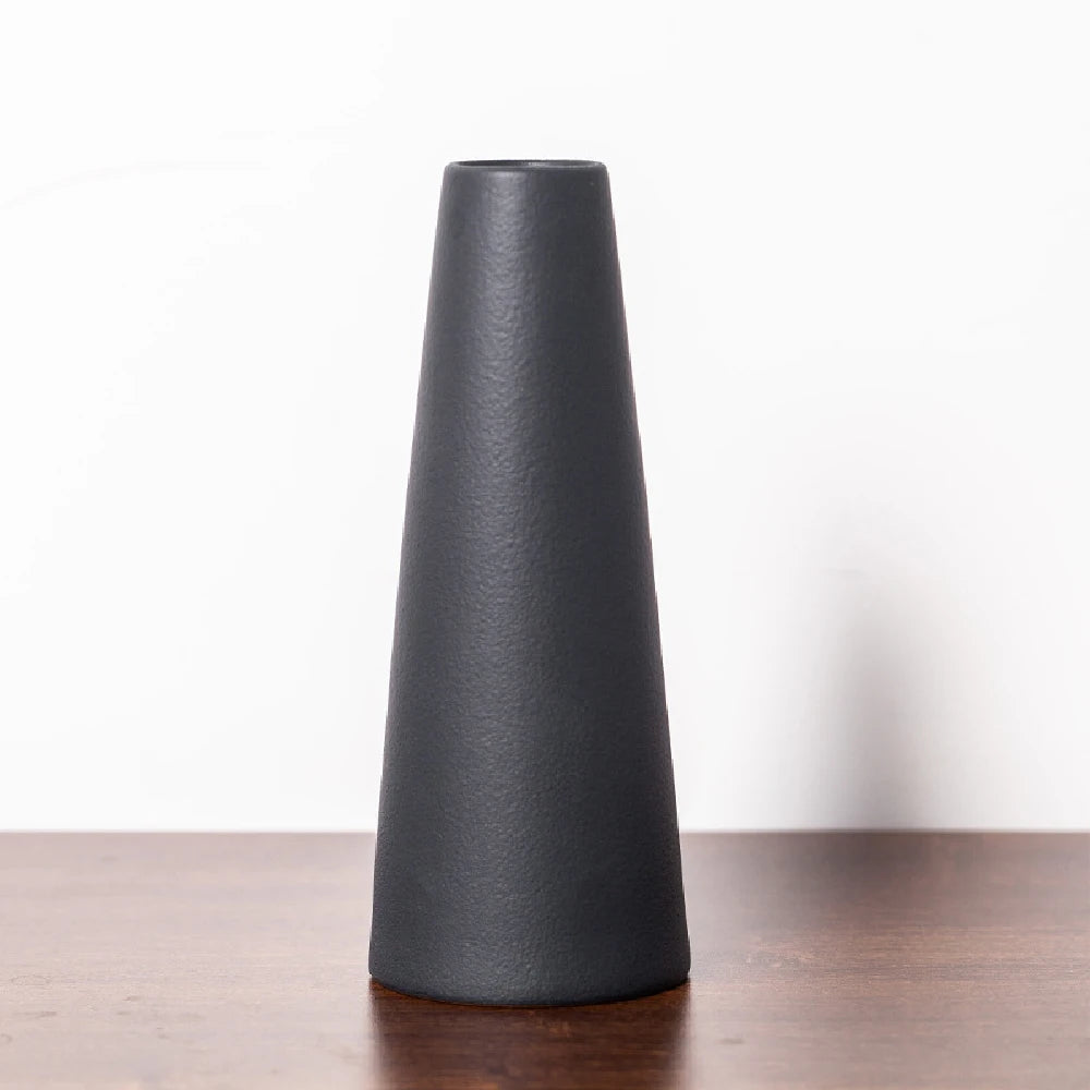 Ceramic Vase for Flowers Plants, Home Decor Wedding  Frosted Elegant Ceramic Vase