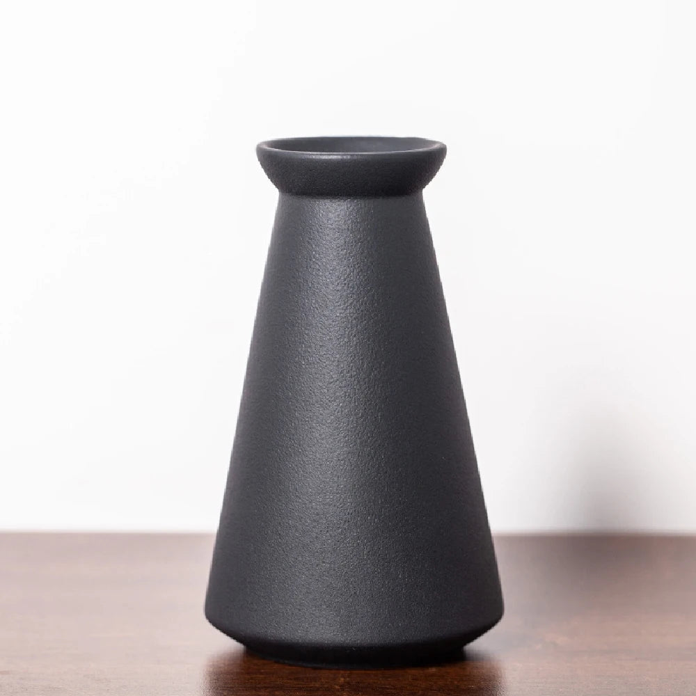 Ceramic Vase for Flowers Plants, Home Decor Wedding  Frosted Elegant Ceramic Vase