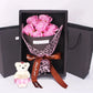 Handmade 7 Rose Soap Bouquet Little Bear Creative Party Rose Flower