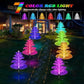 Outdoor Solar Garden Lights 7 Colors Variable Solar Stake Jellyfish Reed Lights Solar Outdoor Color Changing Lights