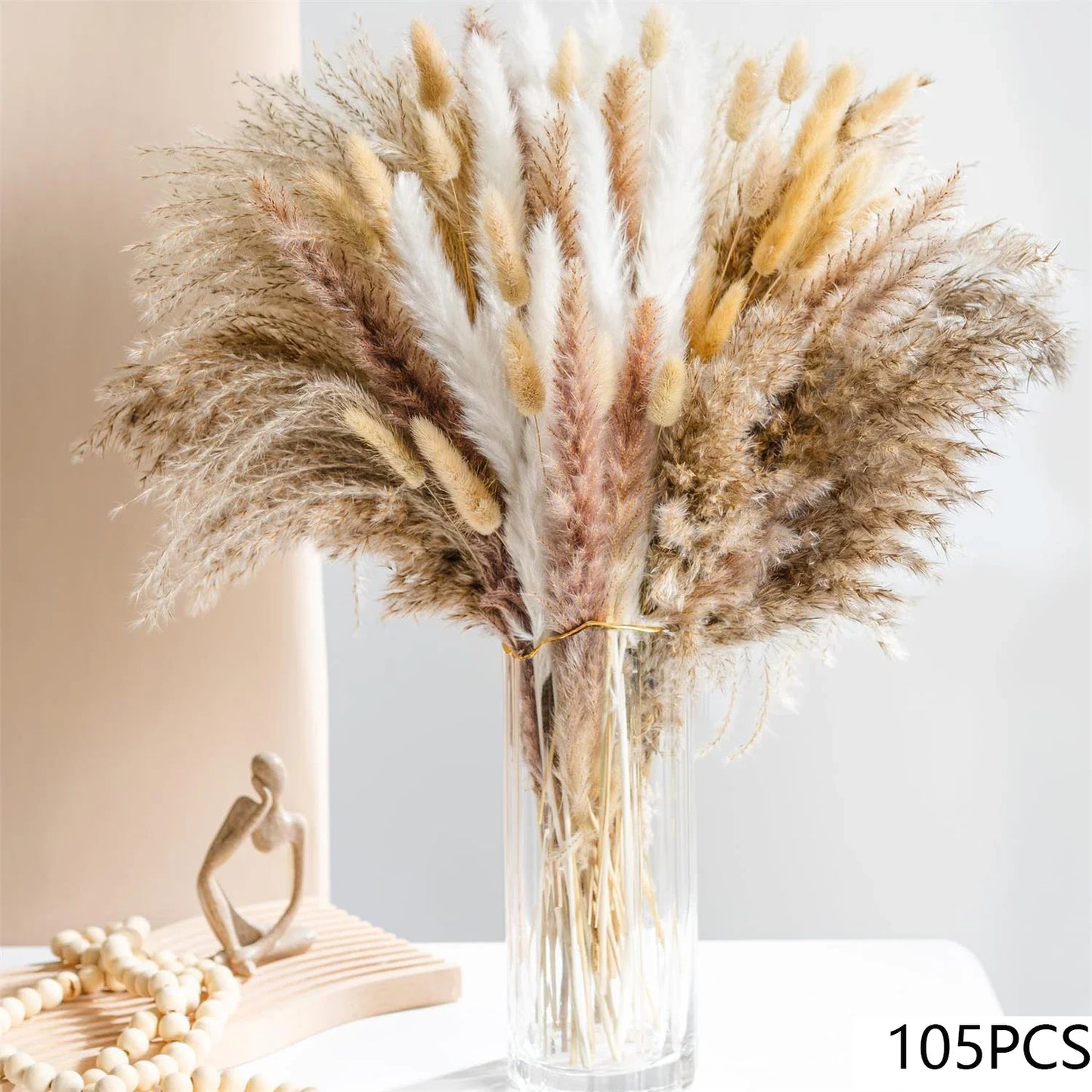 Natural Dried Flowers Pampas Floral Bouquet Home Decoration Rabbit Tail Grass Reed Wedding Decor