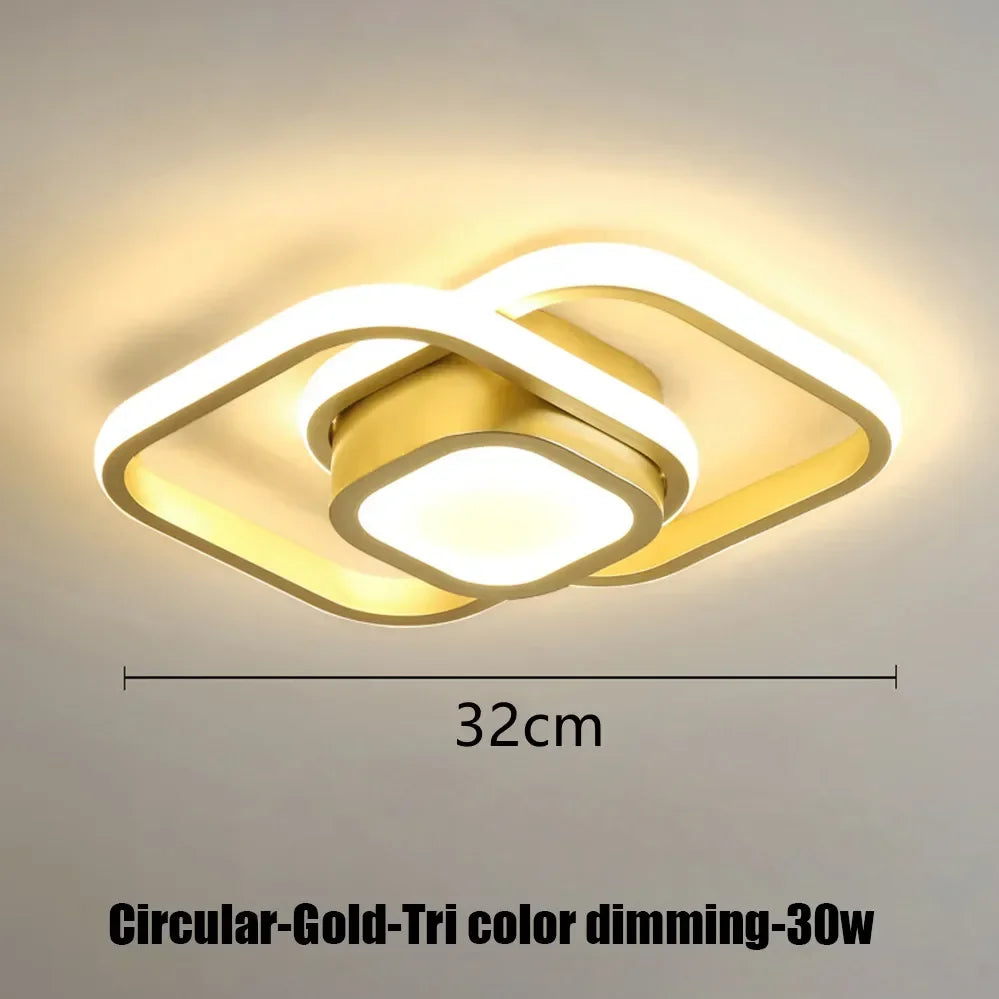 LED Strip Aisle Ceiling Lights Modern Living Room Lamps For Balcony Entrance Staircase Home Decor Indoor lighting