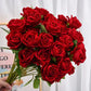 Roses Artificial Flowers Rose Flower Branch Artificial Red Roses Realistic Fake Rose for Wedding Home Decor
