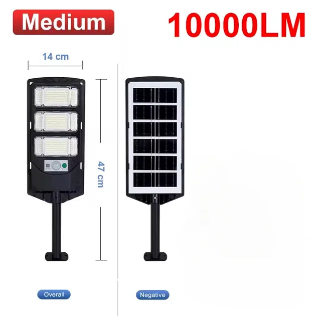 Solar Light Commercial LED Outdoor Dusk To Dawn Solar Street Light Road Area Lamp Waterproof Backyard Security Lighting