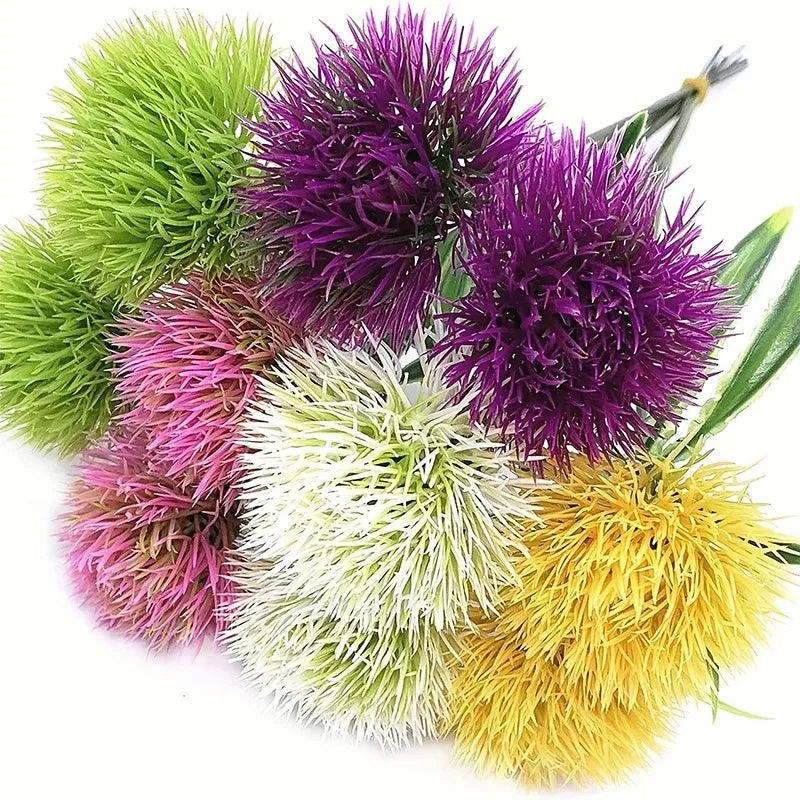 Artificial Bouquet Of Dandelion Flowers Living Room Decoration Outdoor Garden Flower Wedding Decor