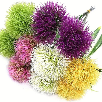 Artificial Bouquet Of Dandelion Flowers Living Room Decoration Outdoor Garden Flower Wedding Decor