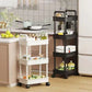 Multi-functional Kitchen Storage Shelf, Mobile Trolley, Floor-standing Multi-layer Storage Rack,for Snacks,Fruits and Vegetables