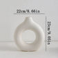 Nordic White Flower Vase Designed Plastic Pot Room Decor Flower