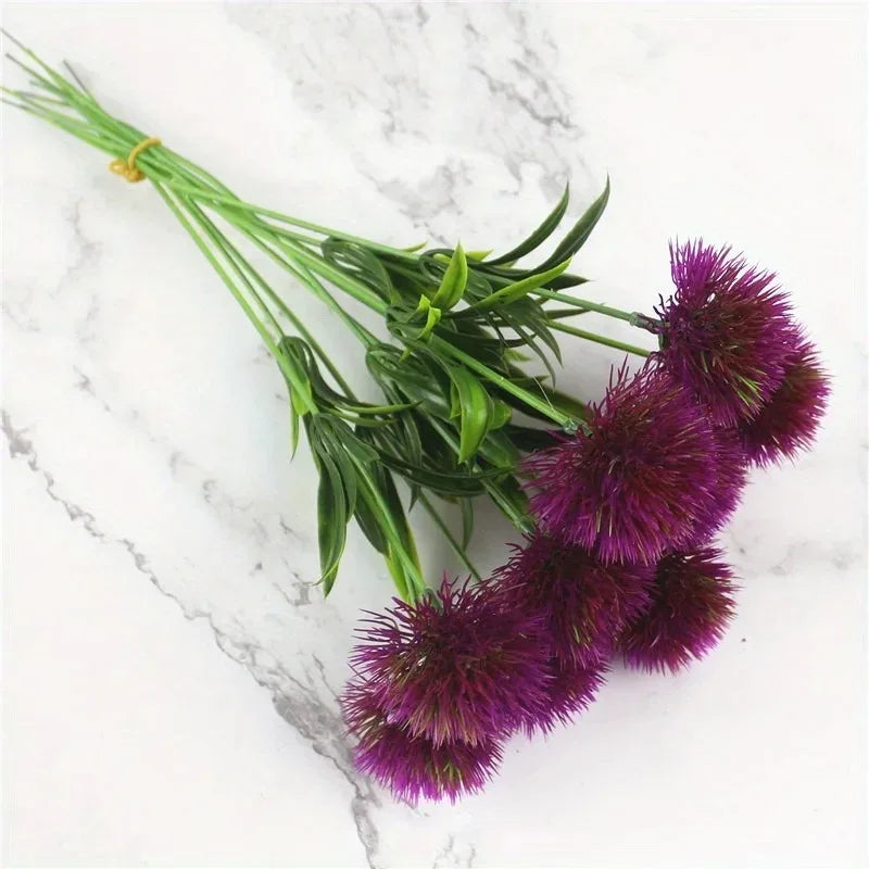 Artificial Bouquet Of Dandelion Flowers Living Room Decoration Outdoor Garden Flower Wedding Decor