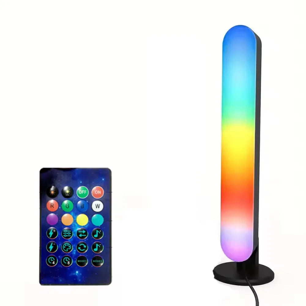 USB LED Light Bar RGB Color Changing TV Backlight Remote Symphony Atmosphere Light Strips Music Rhythm Ambient Pickup Lamp Decor