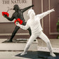 Banksy Flower Thrower Statue Bomber Home Decoration