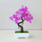 Artificial Plants Bonsai Small Tree Pot Fake Plant Flowers Potted Ornaments For Home Wedding Festival Decoration