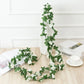Artificial Flower Vine For Wedding Garland White Pink Home Room Wedding Decoration Silk Artificial Rose