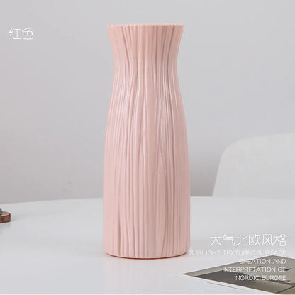 Modern Nordic Plastic Flower Vase Living Room Decoration