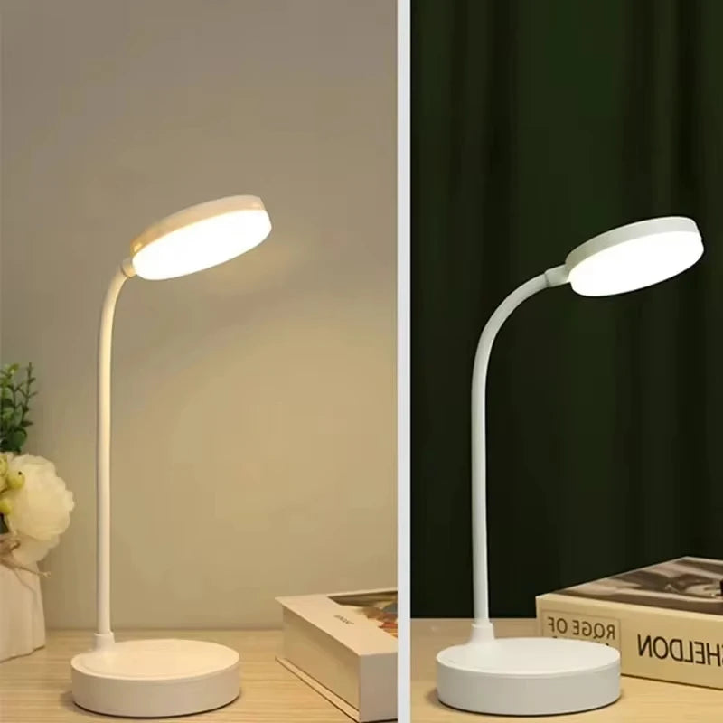 Portable LED Desk Lamp Eye Protection 3 Modes Dimming for Bedroom Bedside USB Touch  Charge College Student Book Readin Lamp