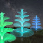 Outdoor Solar Garden Lights 7 Colors Variable Solar Stake Jellyfish Reed Lights Solar Outdoor Color Changing Lights