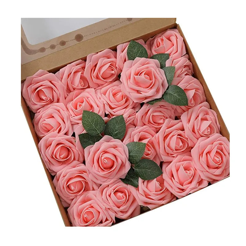 Rose Artificial Flowers Foam Fake Roses Wedding Bouquets Centerpieces Mothers Day Valentines Gifts Party Decoration