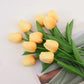 Tulips Artificial Flowers Real Touch Flowers Tulip Bouquet Decor Fake Tulips Flower for Home Wedding Decorations