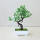 Artificial Plants Bonsai Small Tree Pot Fake Plant Flowers Potted Ornaments For Home Wedding Festival Decoration
