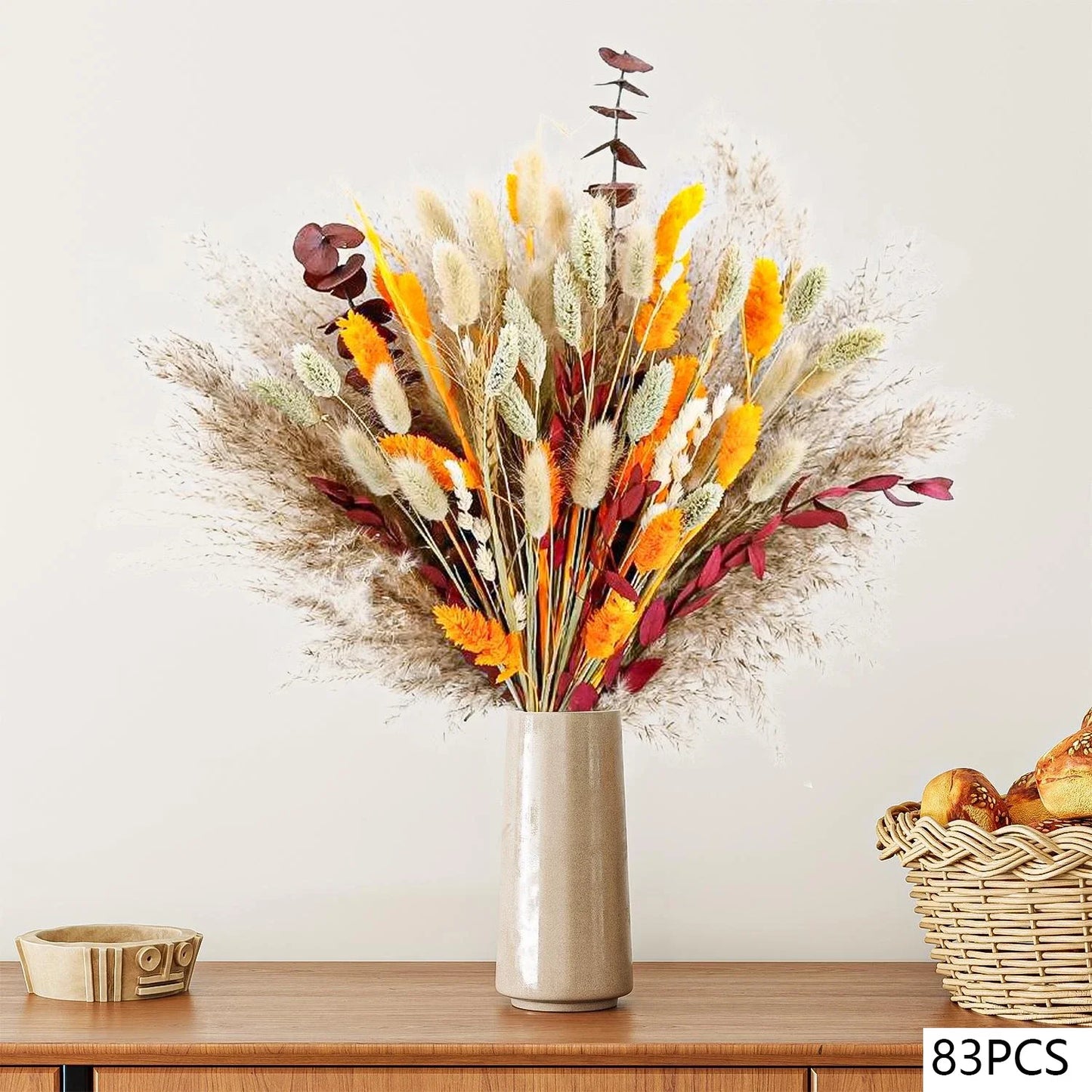 Natural Dried Flowers Pampas Floral Bouquet Home Decoration Rabbit Tail Grass Reed Wedding Decor