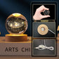 Unique 3D Crystal Ball Night Light Led Lamp Bedside Table Glowing Galaxy Lamp