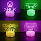 NEON GAMER 3D Lamp LED Night Light Gaming Setup RGB Children's Lamps Gamer Room Decoration Bedroom Table Lamp Personalized Gifts