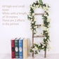 Artificial Flower Vine For Wedding Garland White Pink Home Room Wedding Decoration Silk Artificial Rose