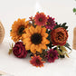 Sunflowers peony Artificial Flowers  Fall Summer Decor, Fake Fall Flowers Silk Faux Sunflower Bouquet