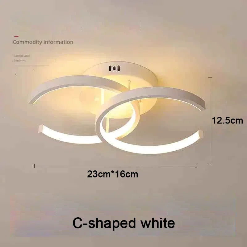 LED Strip Aisle Ceiling Lights Modern Living Room Lamps For Balcony Entrance Staircase Home Decor Indoor lighting
